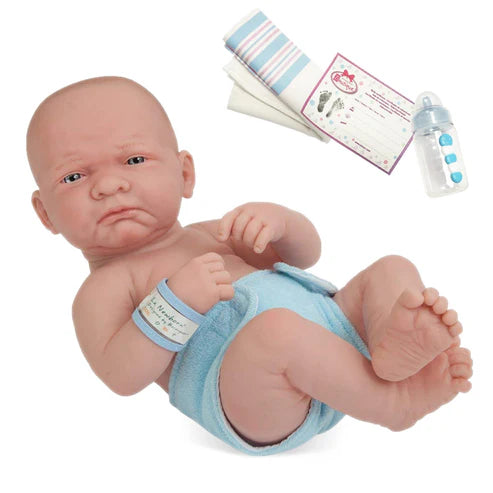 Original Handcrafted in Spain La Newborn Baby Doll "First Day" Real Boy