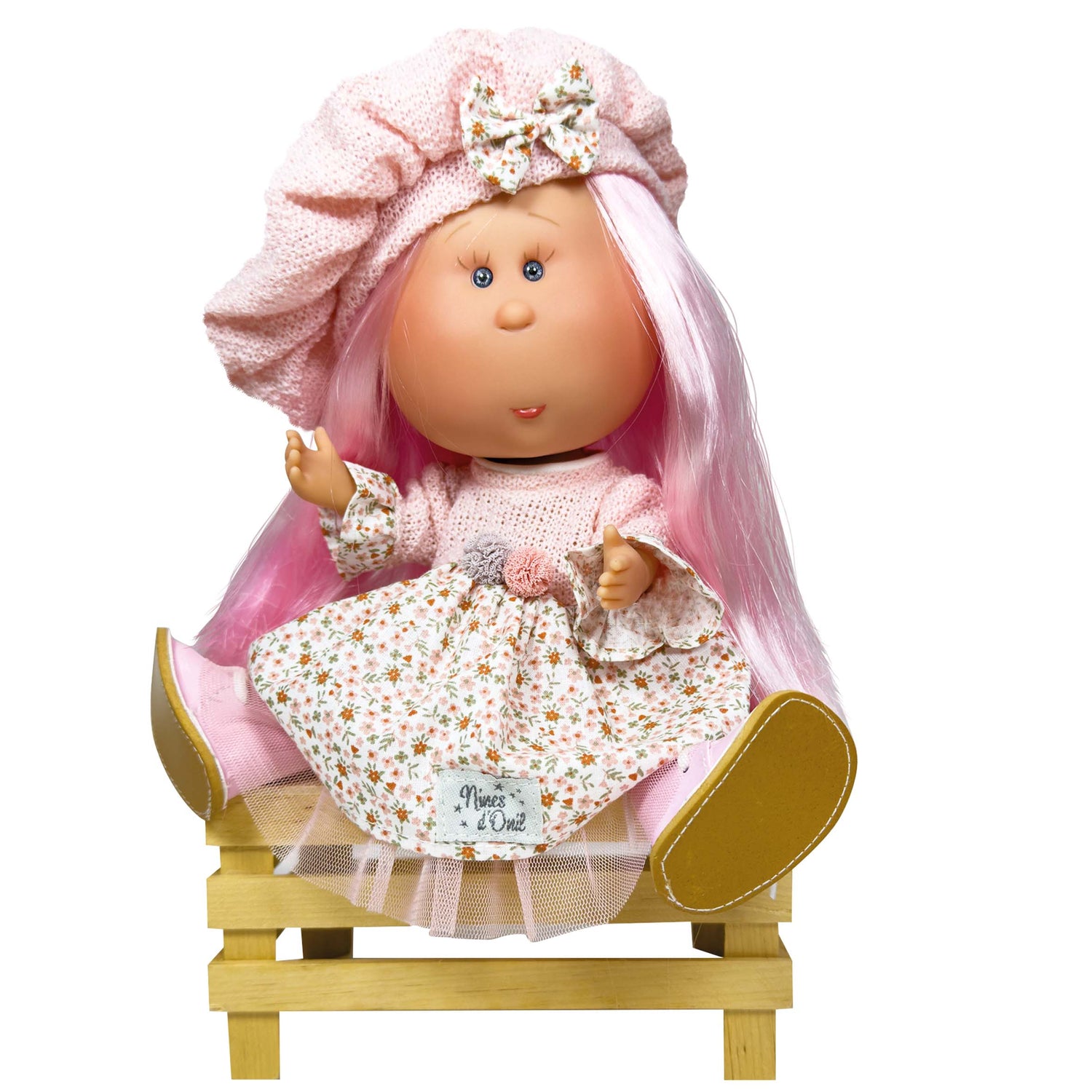 Handcrafted Collectible Little Mia Frenchie Doll by Nines D&