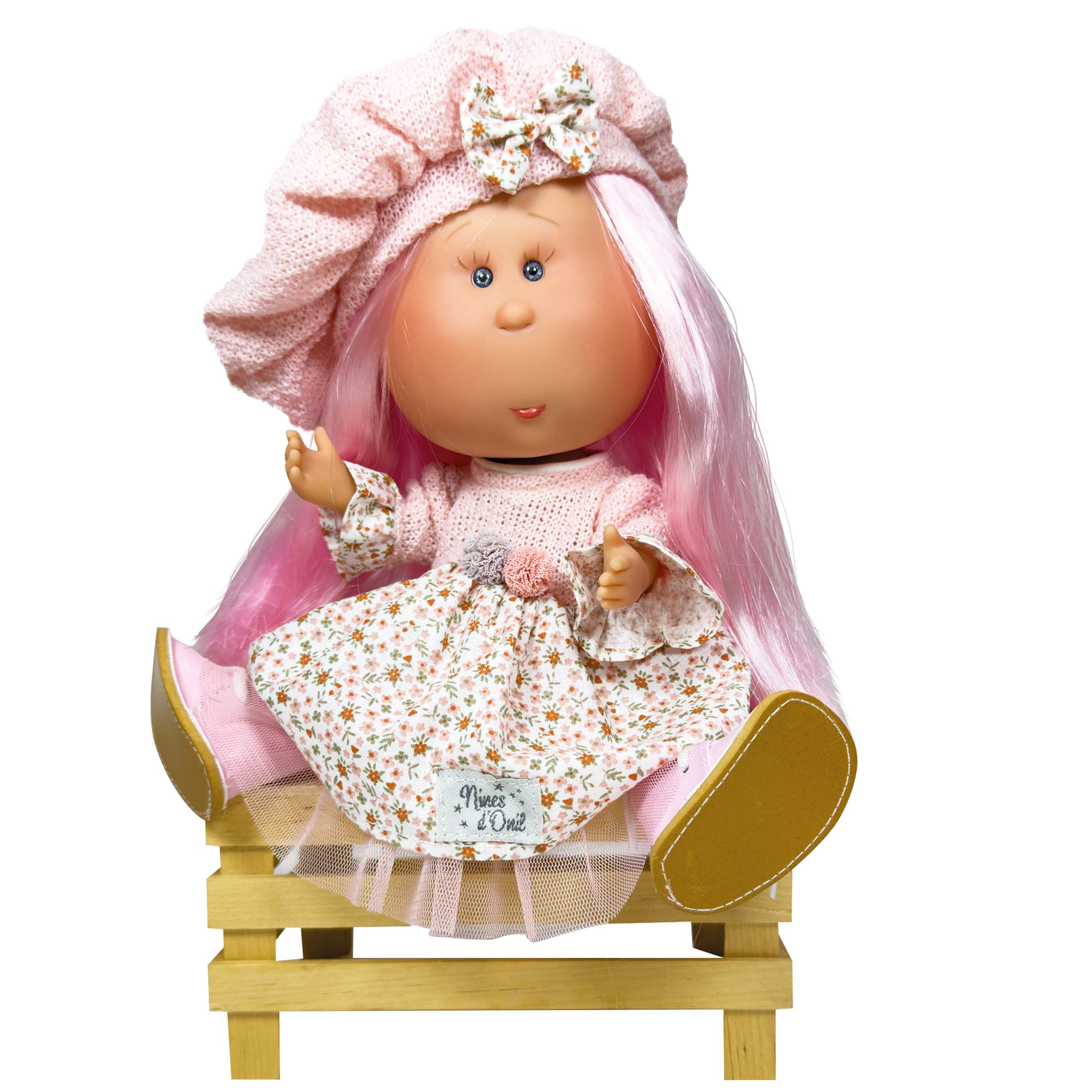 Handcrafted Collectible Little Mia Frenchie Doll by Nines D&
