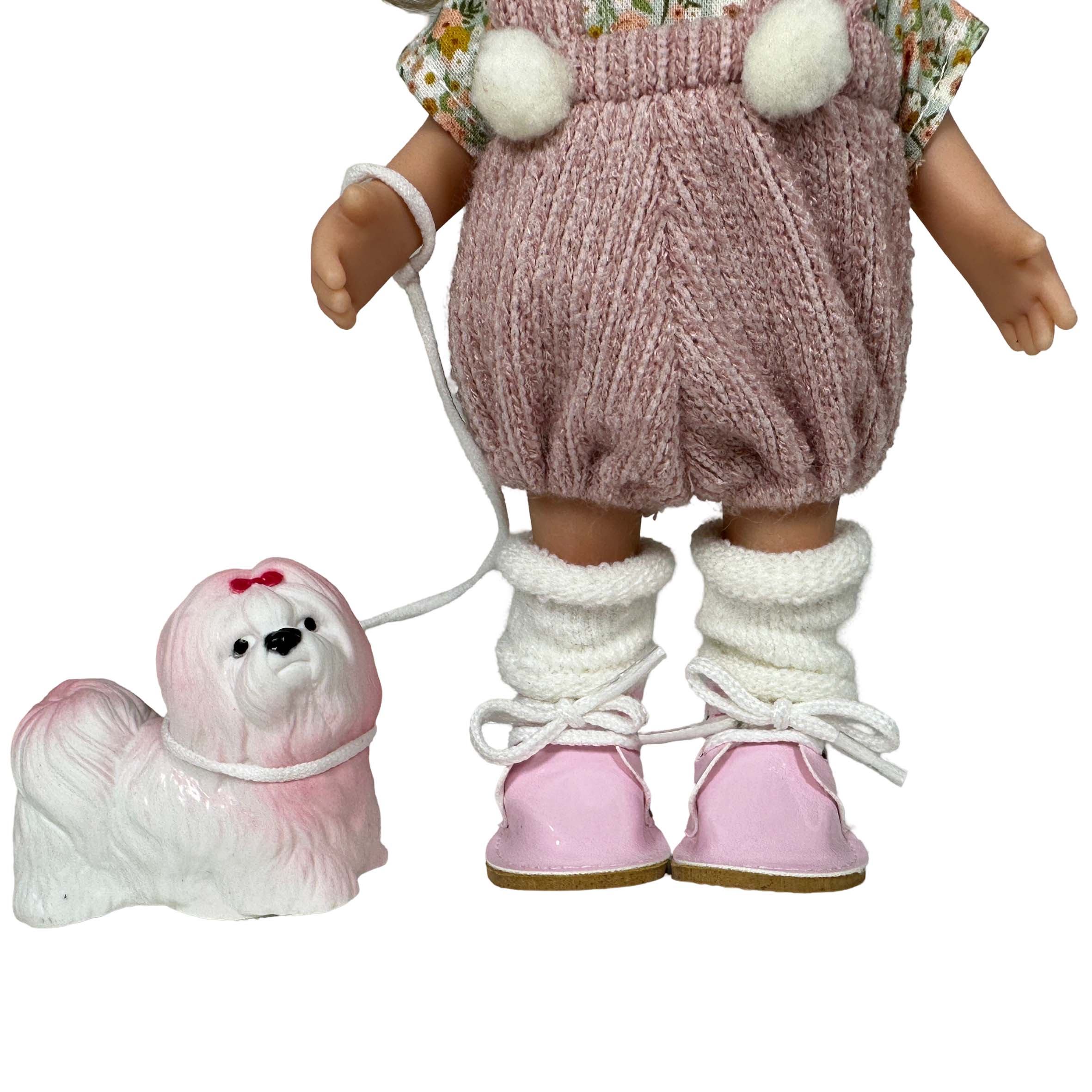 Handcrafted Collectible Little Mia Pet Blonde Doll (3162) by Nines D&