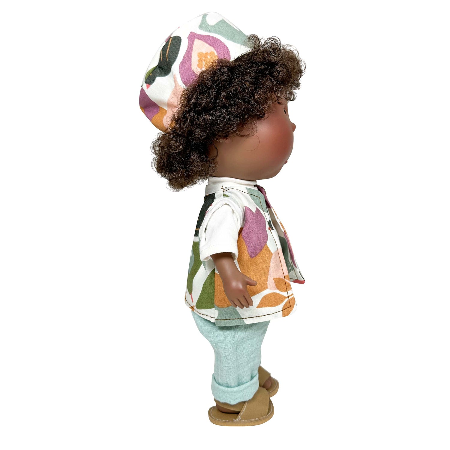 Handcrafted Collectible Mia (Mio) Afro Doll by Nines D&
