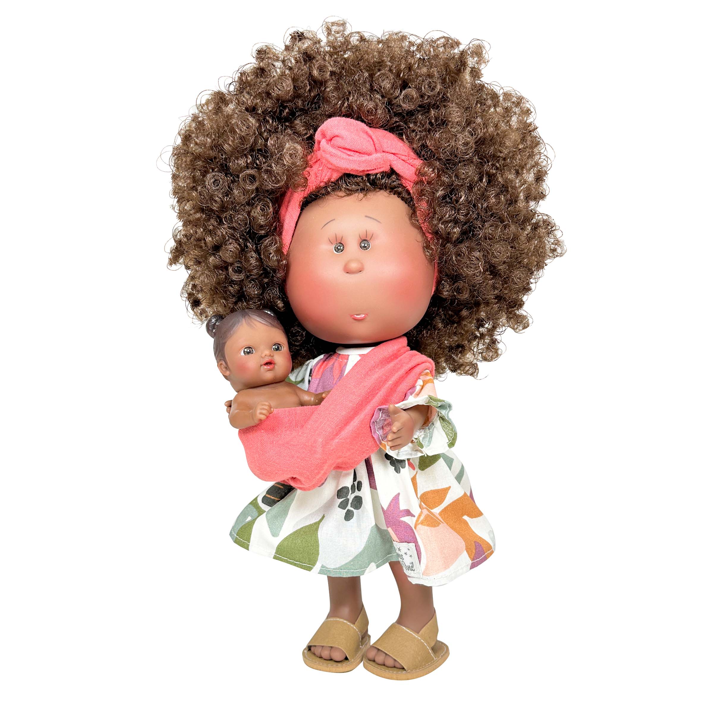 Handcrafted Collectible Mamma Mia Anni-Frid African Doll (3410) by Nines D&