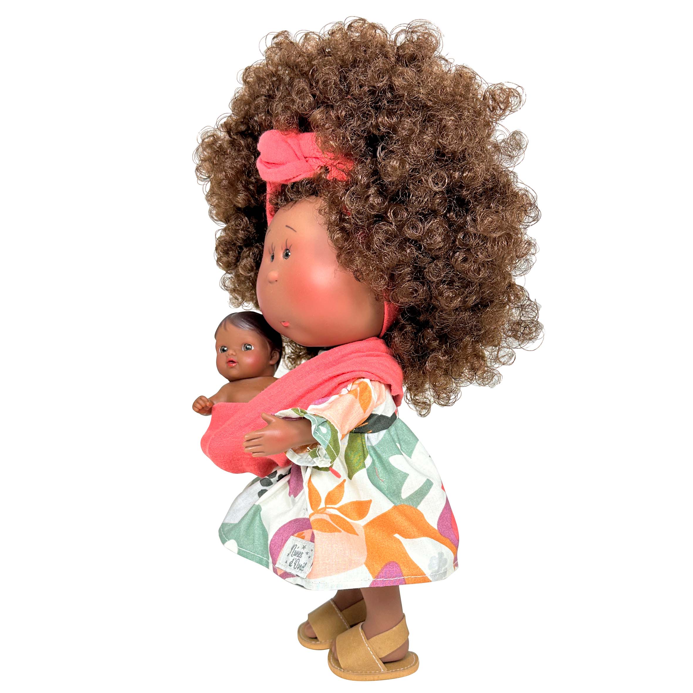 Handcrafted Collectible Mamma Mia Anni-Frid African Doll (3410) by Nines D&