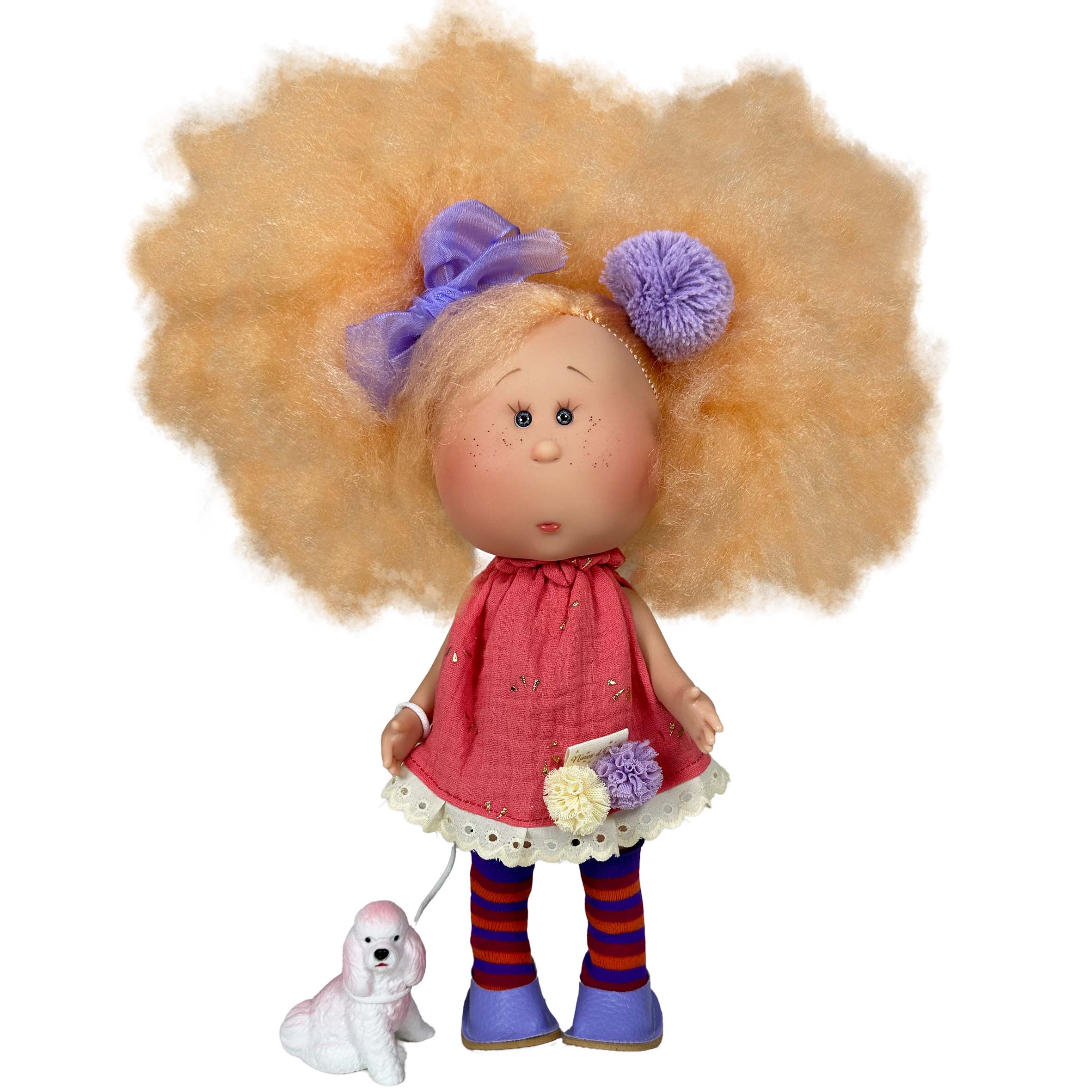 Handcrafted Collectible Mia Pet Coral Doll (3433) by Nines D&