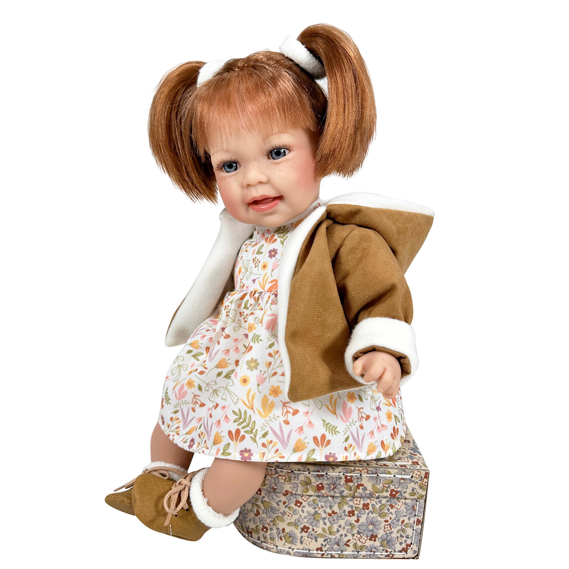 Handcrafted Little Susi Toddler Doll (3920) by Nines D&