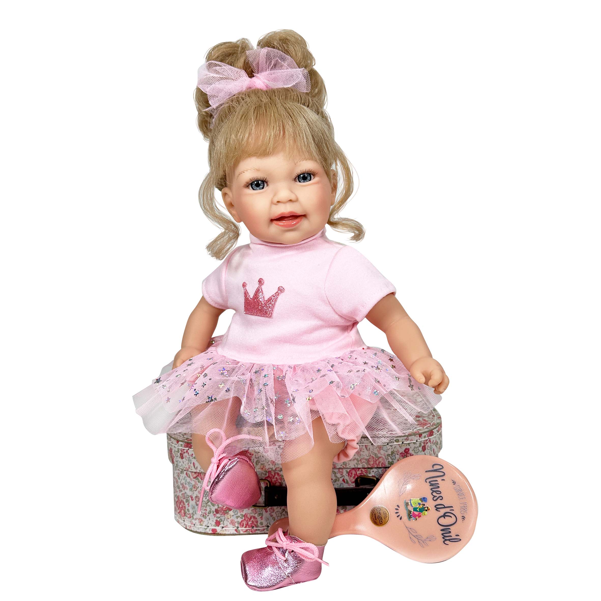 Handcrafted Little Susi Toddler Doll (3960) by Nines D&