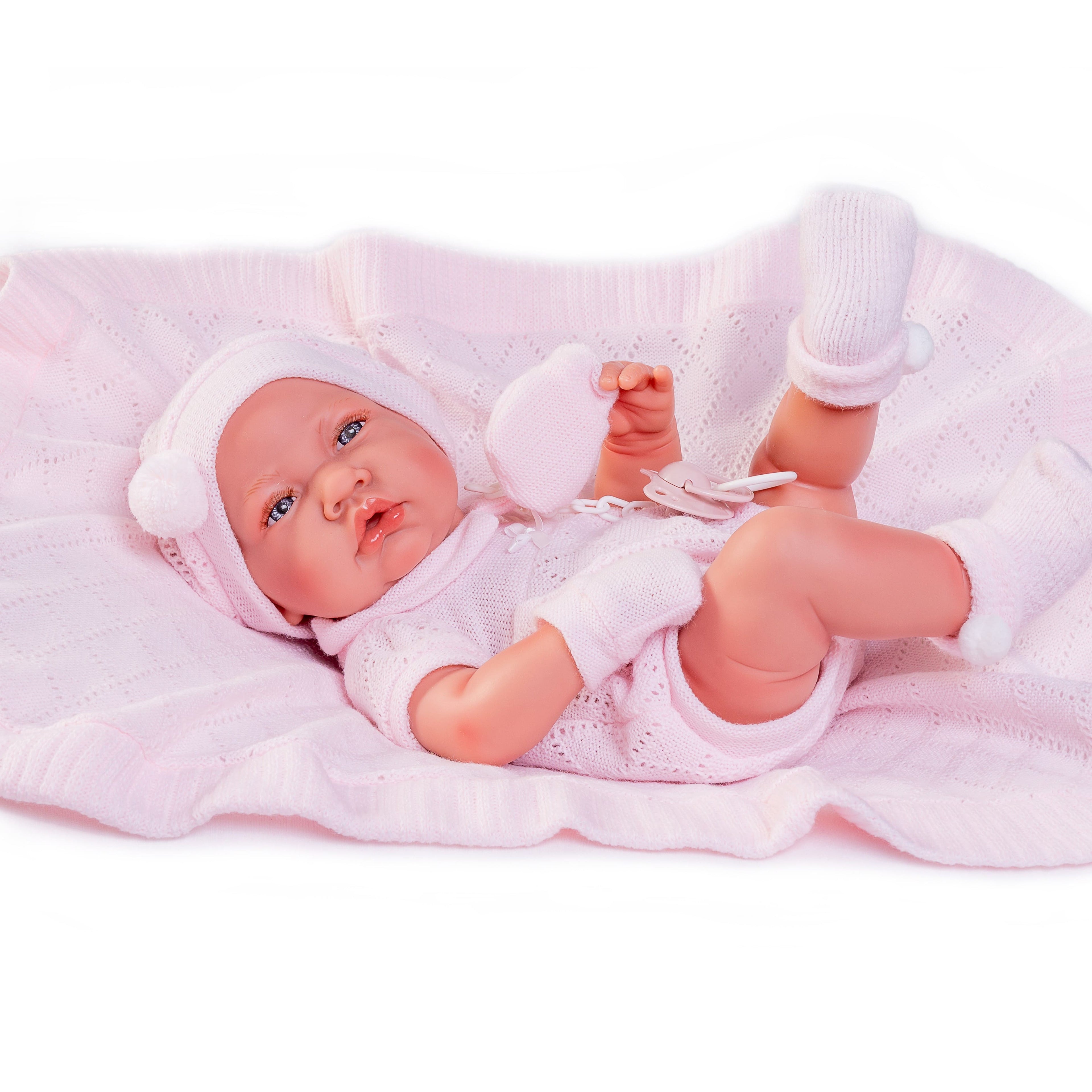 Reborn Doll Lúa Toquilla Pink by Antonio Juan