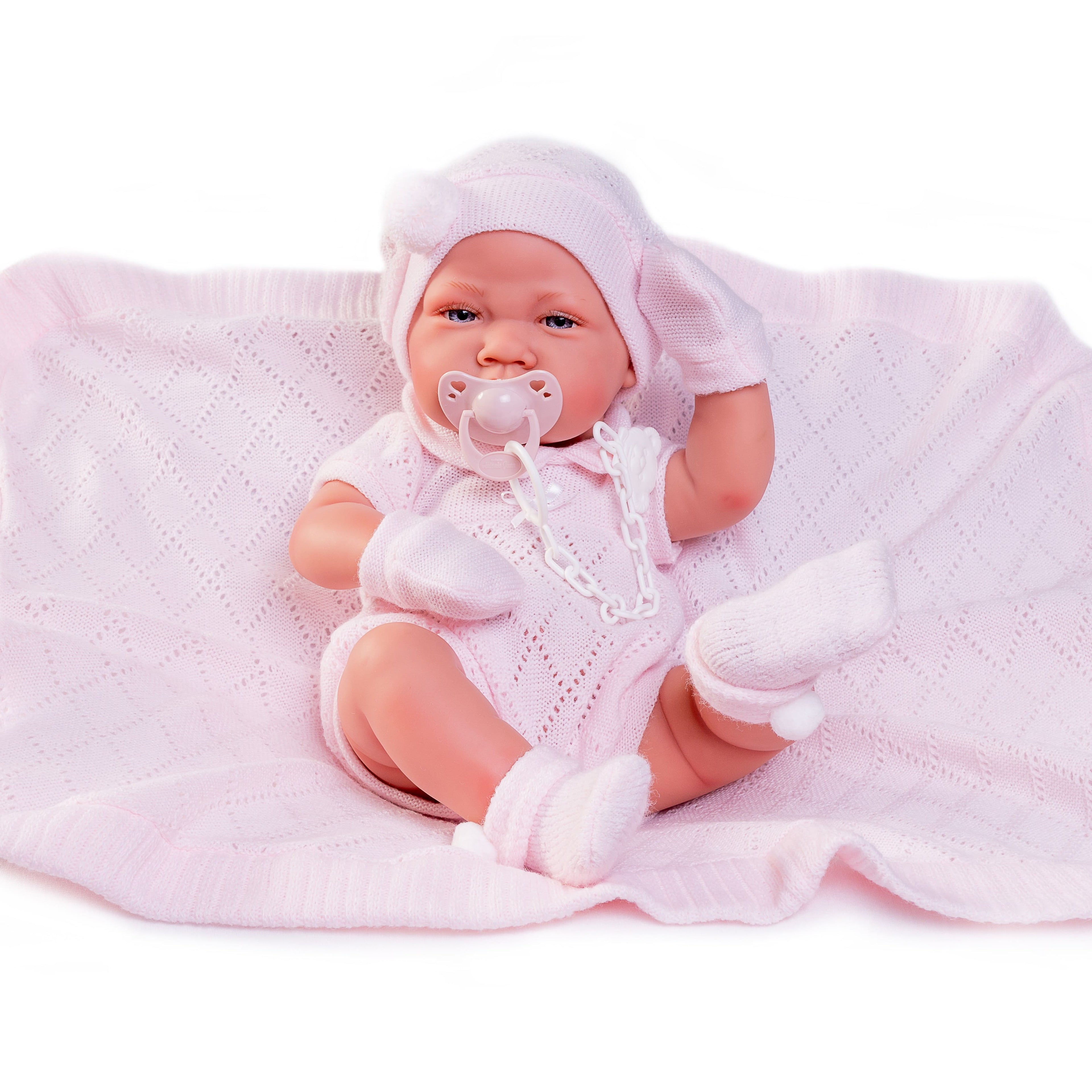 Reborn Doll Lúa Toquilla Pink by Antonio Juan