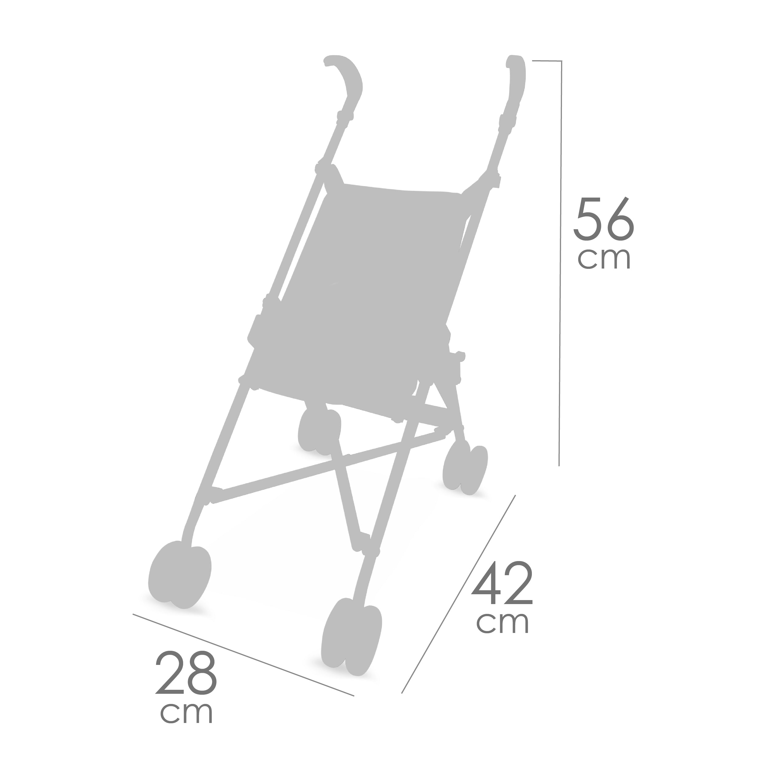 DeCuevas Toys Koala Folding Doll Stroller