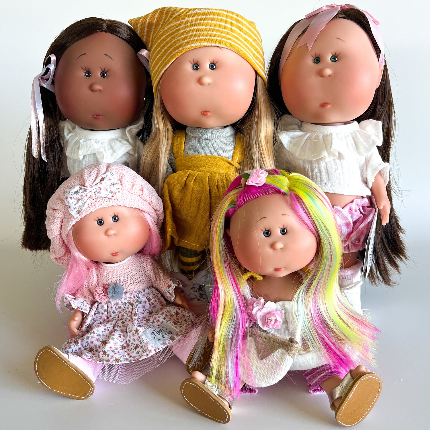 Handcrafted Collectible Little Mia Frenchie Doll by Nines D&