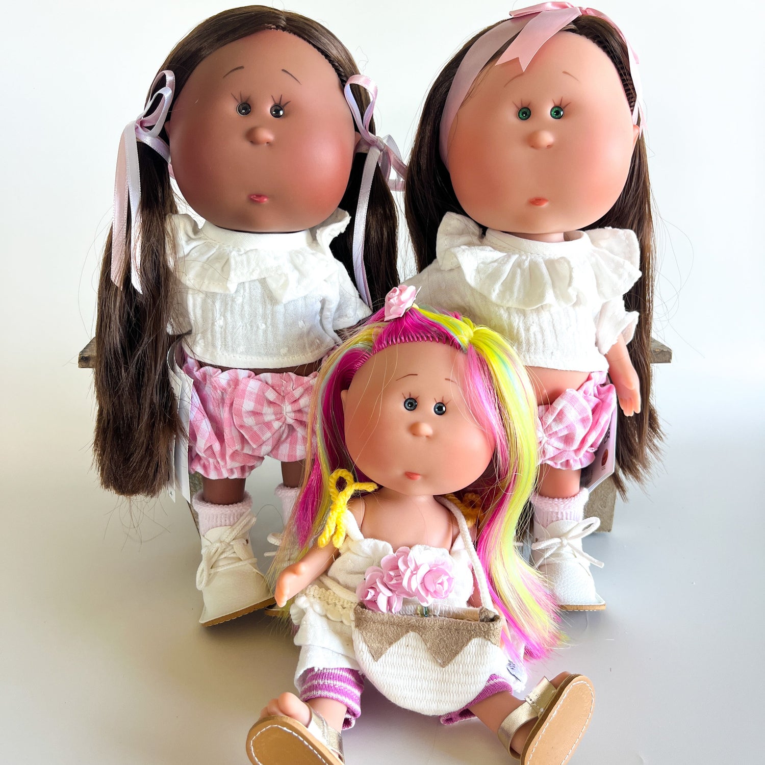 Handcrafted Collectible Little Mia Frenchie Doll by Nines D&