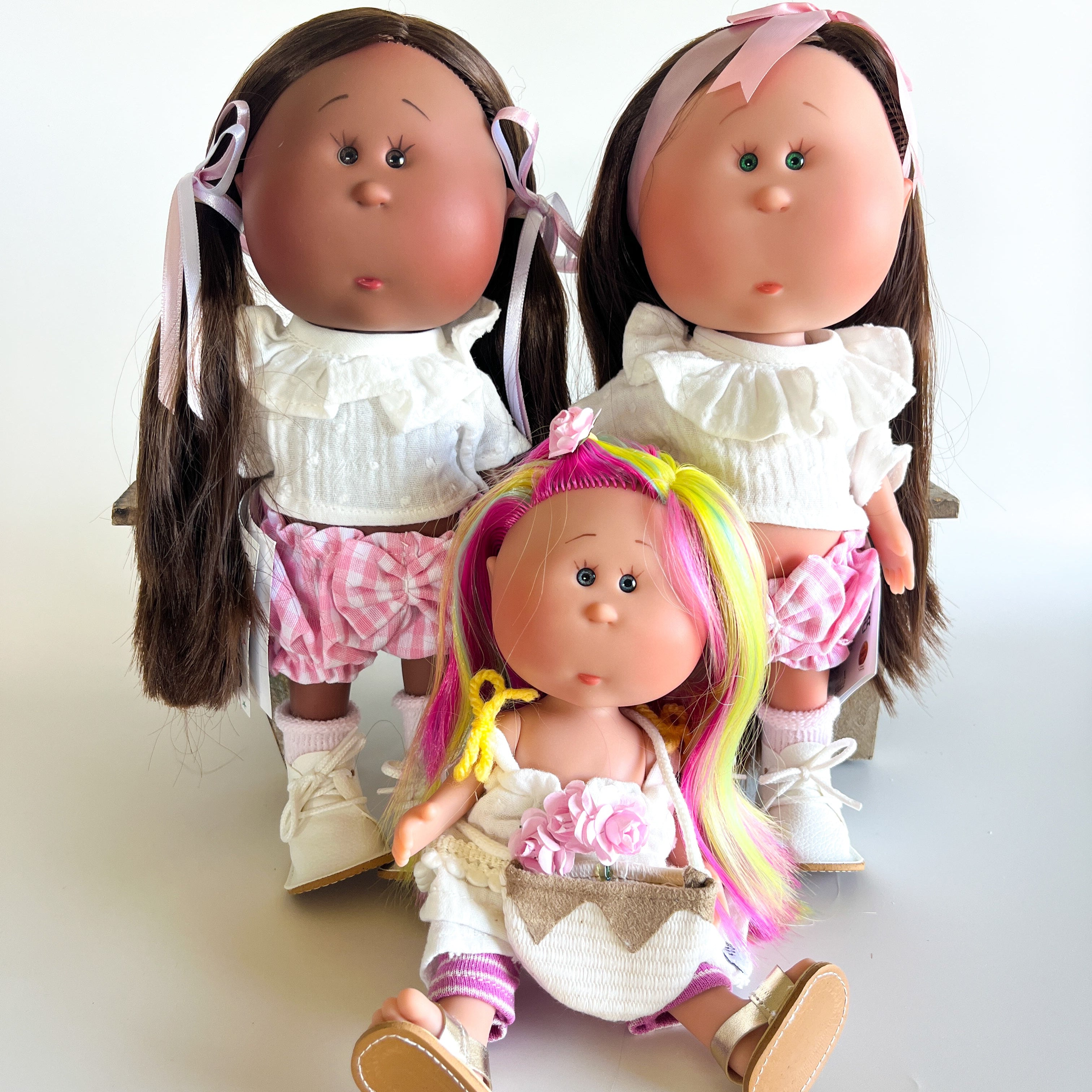 Handcrafted Collectible Little Mia Frenchie Doll by Nines D&