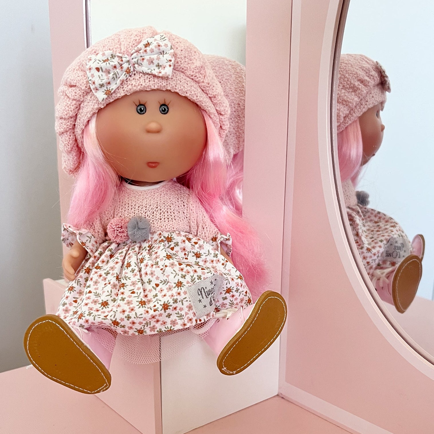 Handcrafted Collectible Little Mia Frenchie Doll by Nines D&