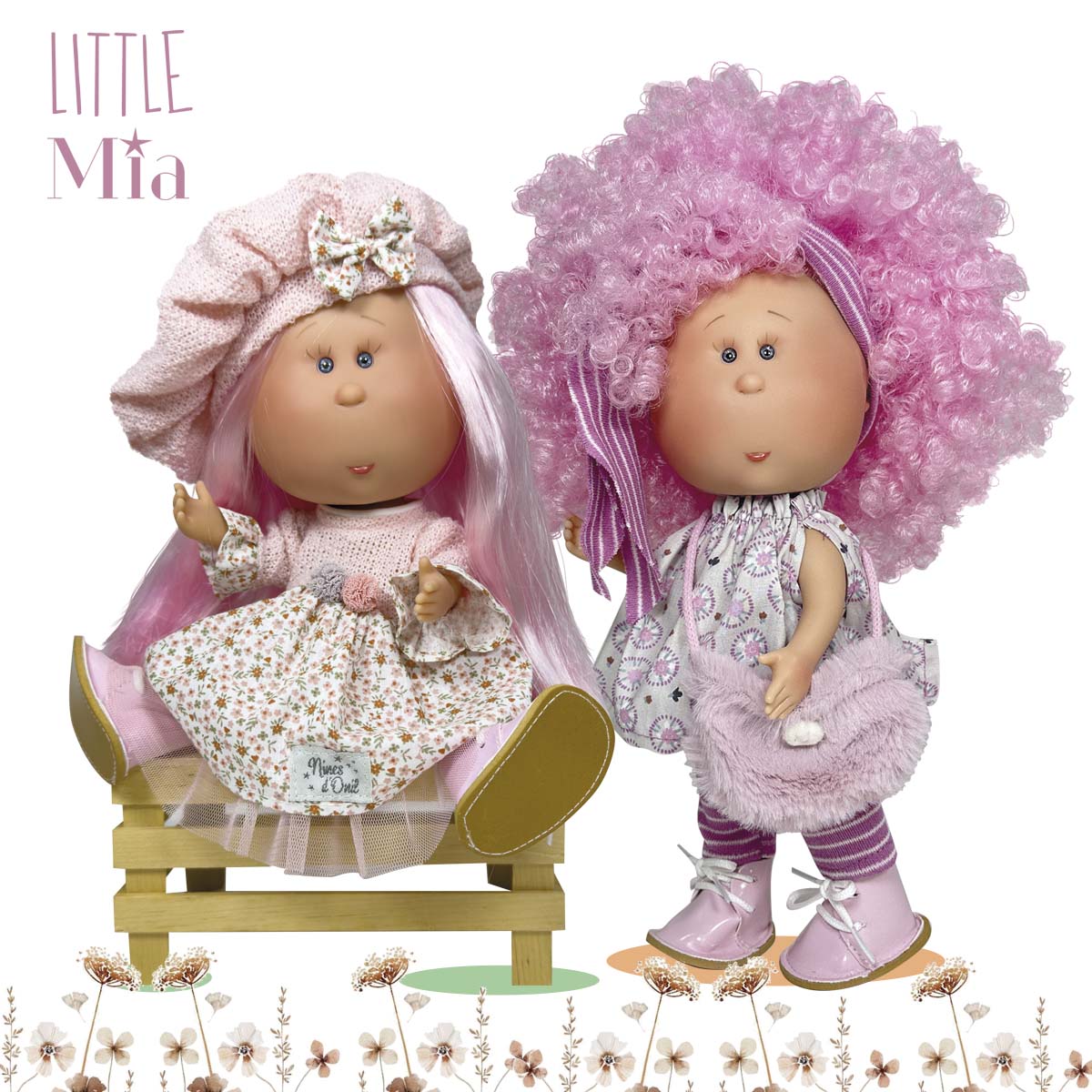Handcrafted Collectible Little Mia Frenchie Doll by Nines D&