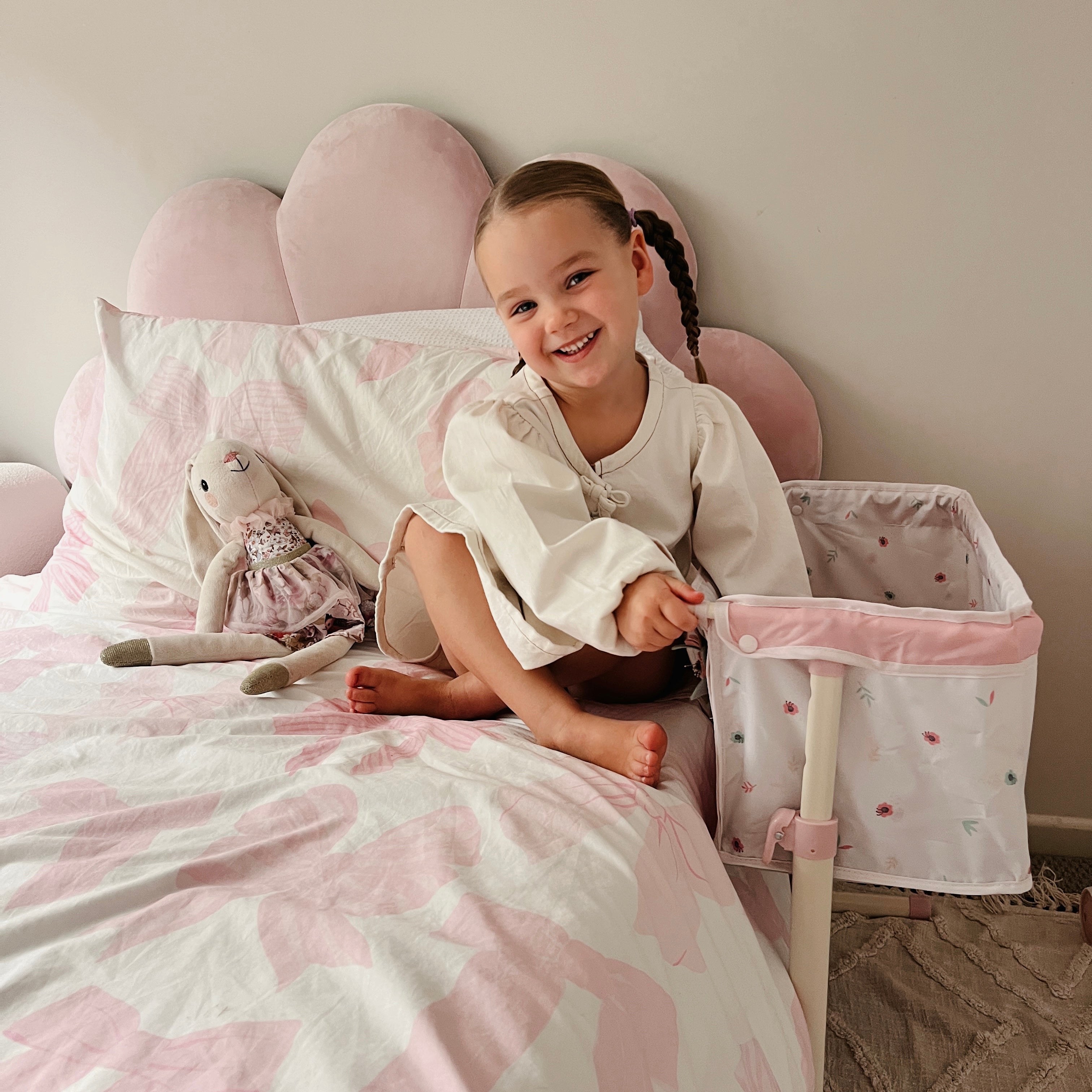 DeCuevas Toys Koala Adjustable Sleep With Me Co-Sleeper Doll Cot