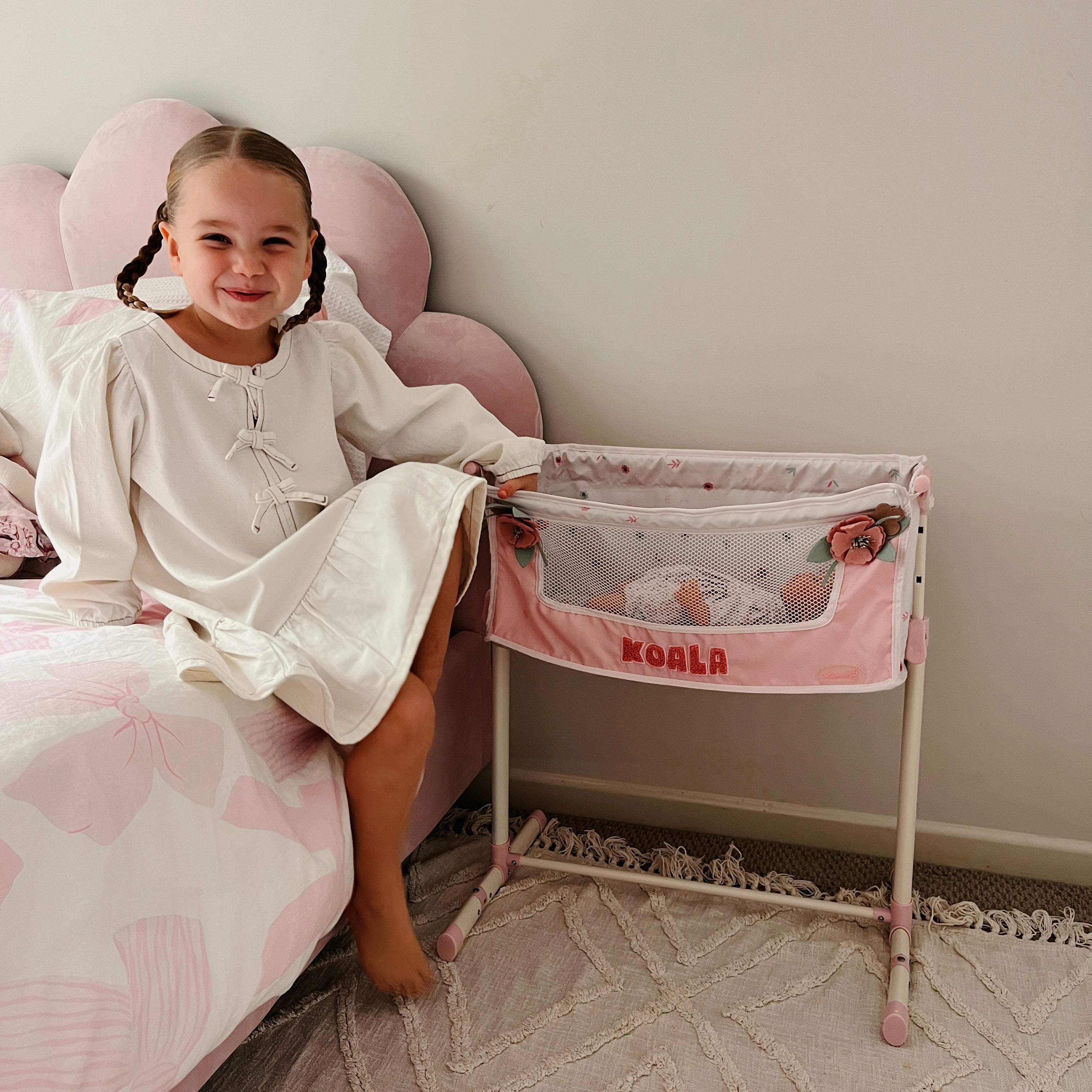 DeCuevas Toys Koala Adjustable Sleep With Me Co-Sleeper Doll Cot