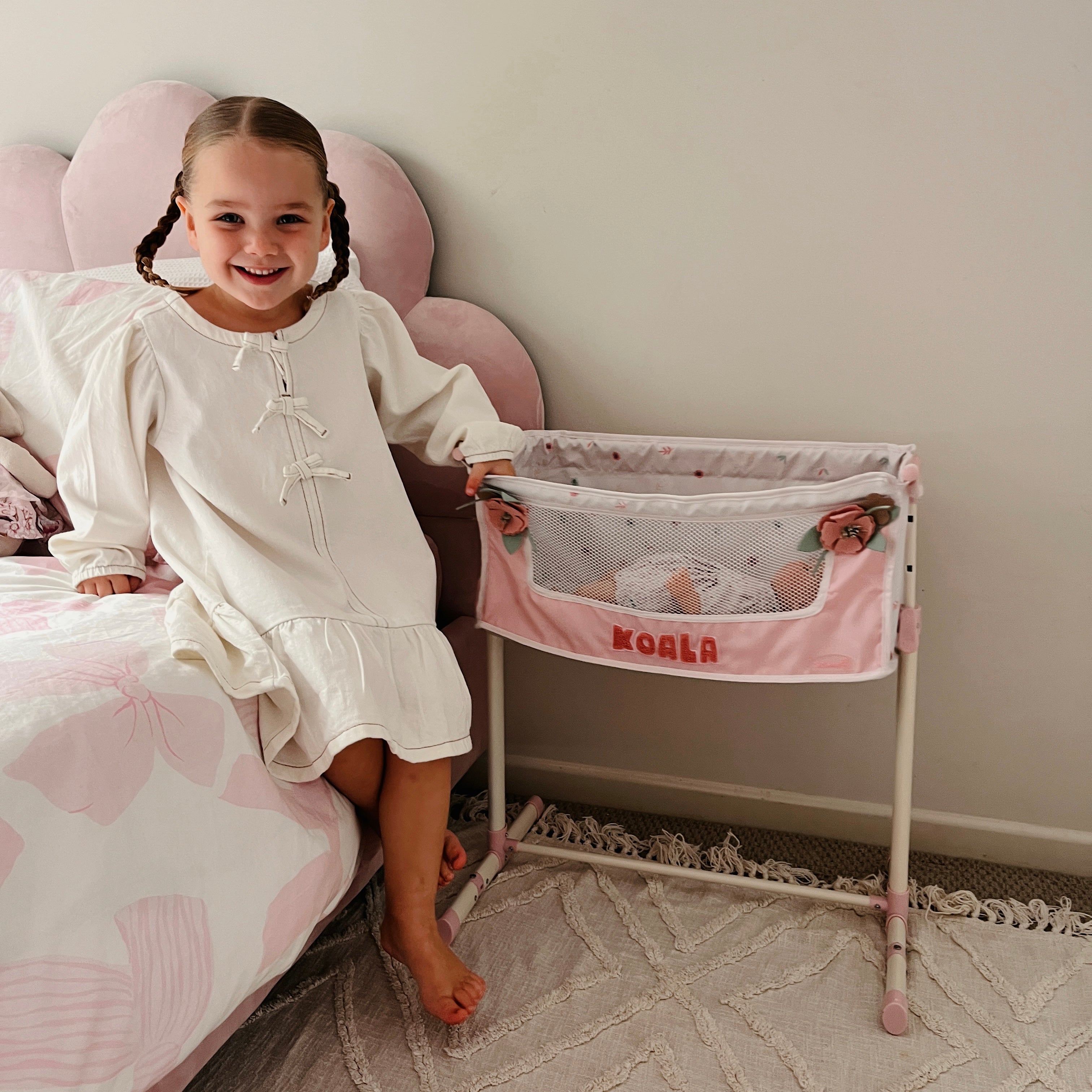 DeCuevas Toys Koala Adjustable Sleep With Me Co-Sleeper Doll Cot