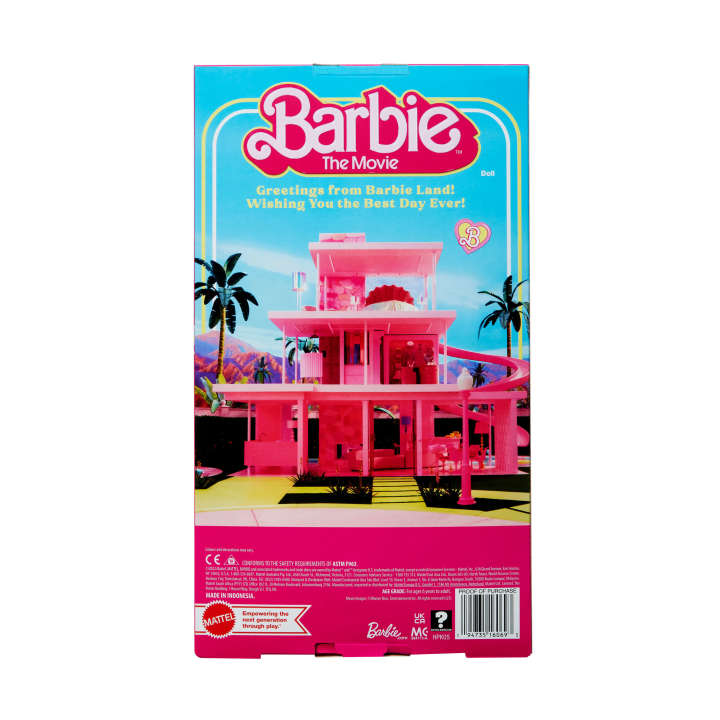 Barbie the Movie Collectible Doll, President Barbie In Pink And Gold Dress