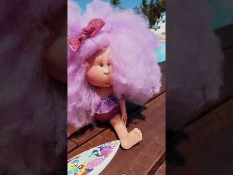 Handcrafted Collectible Mia Cocoa Summer African Doll (2219) by Nines D&