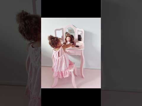 Handcrafted Collectible Mia Romper Flower Bouquet Pink Glitter Hair by Nines D&