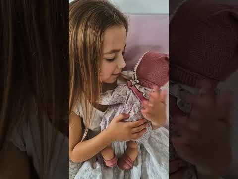 Handcrafted Baby Doll Alex Pompon Mauve by Nines d&