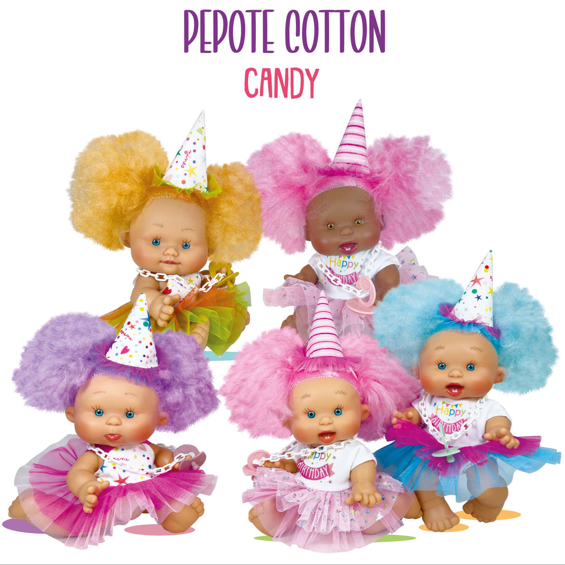 Baby Doll Pepote Cotton Candy by Nines D&