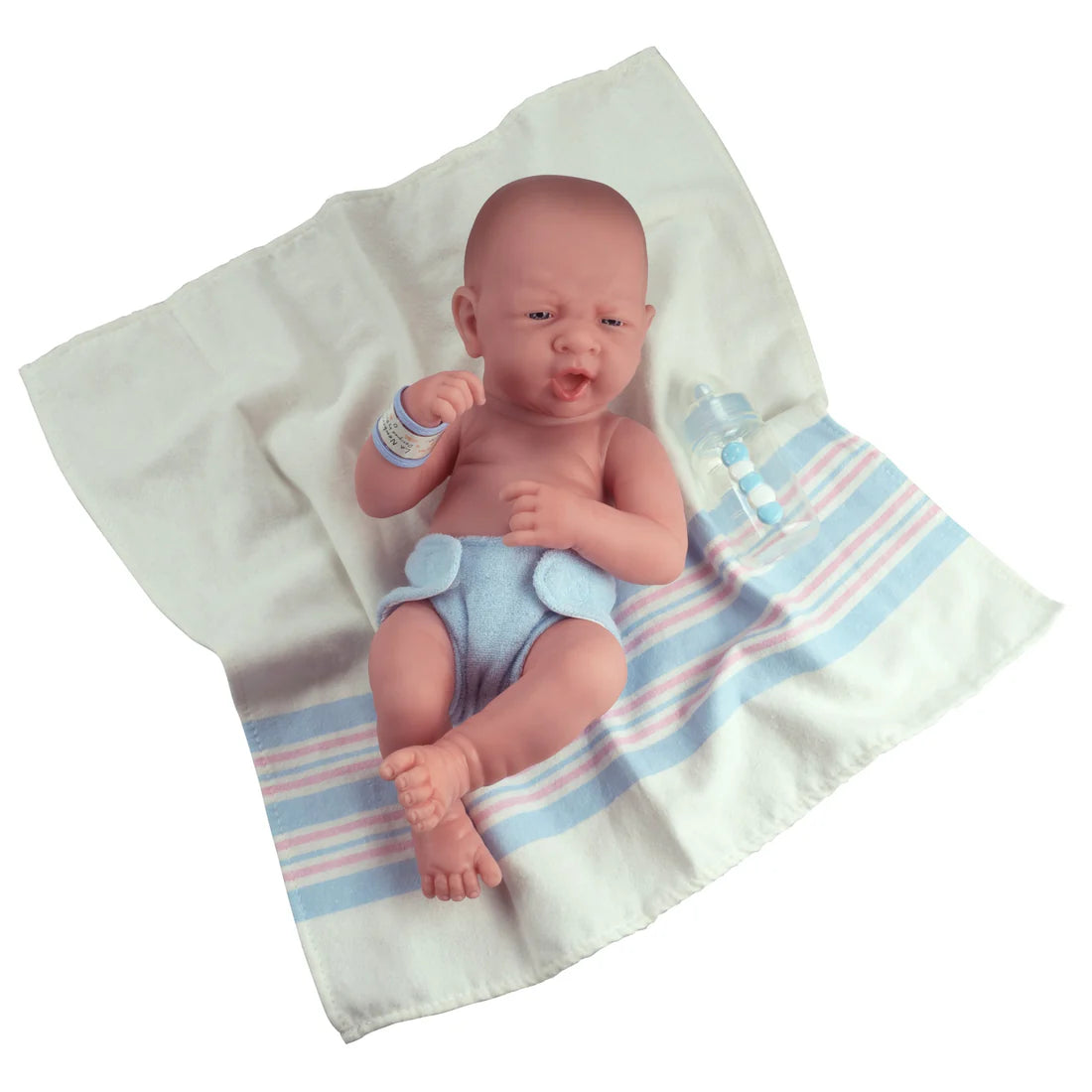 La Newborn Baby Doll &quot;First Yawn&quot; Real Boy