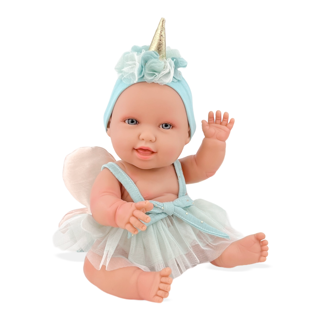 Andrea Baby Doll Unicorn Blue
