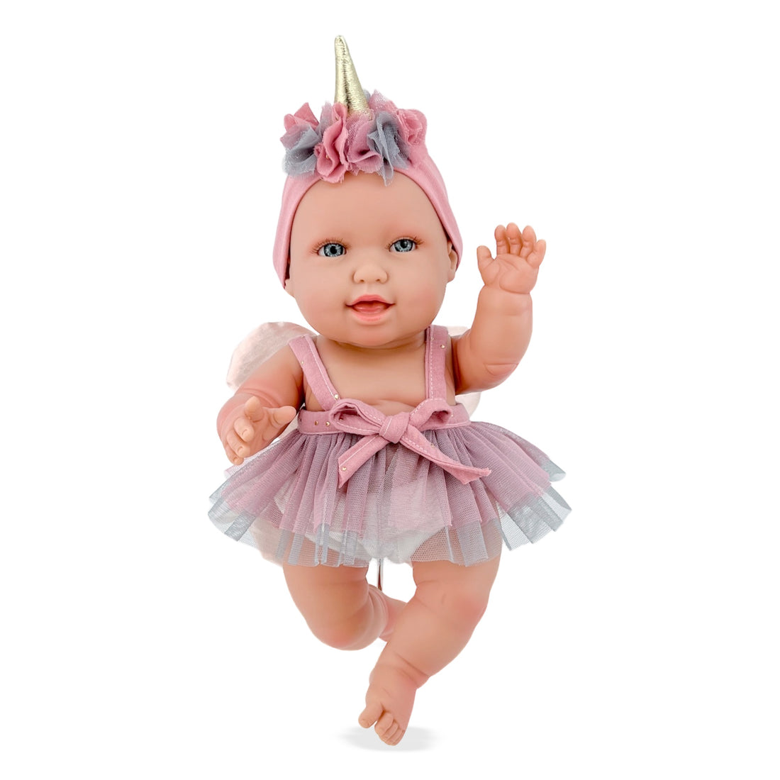 Andrea Baby Doll Unicorn Pink and Pearl