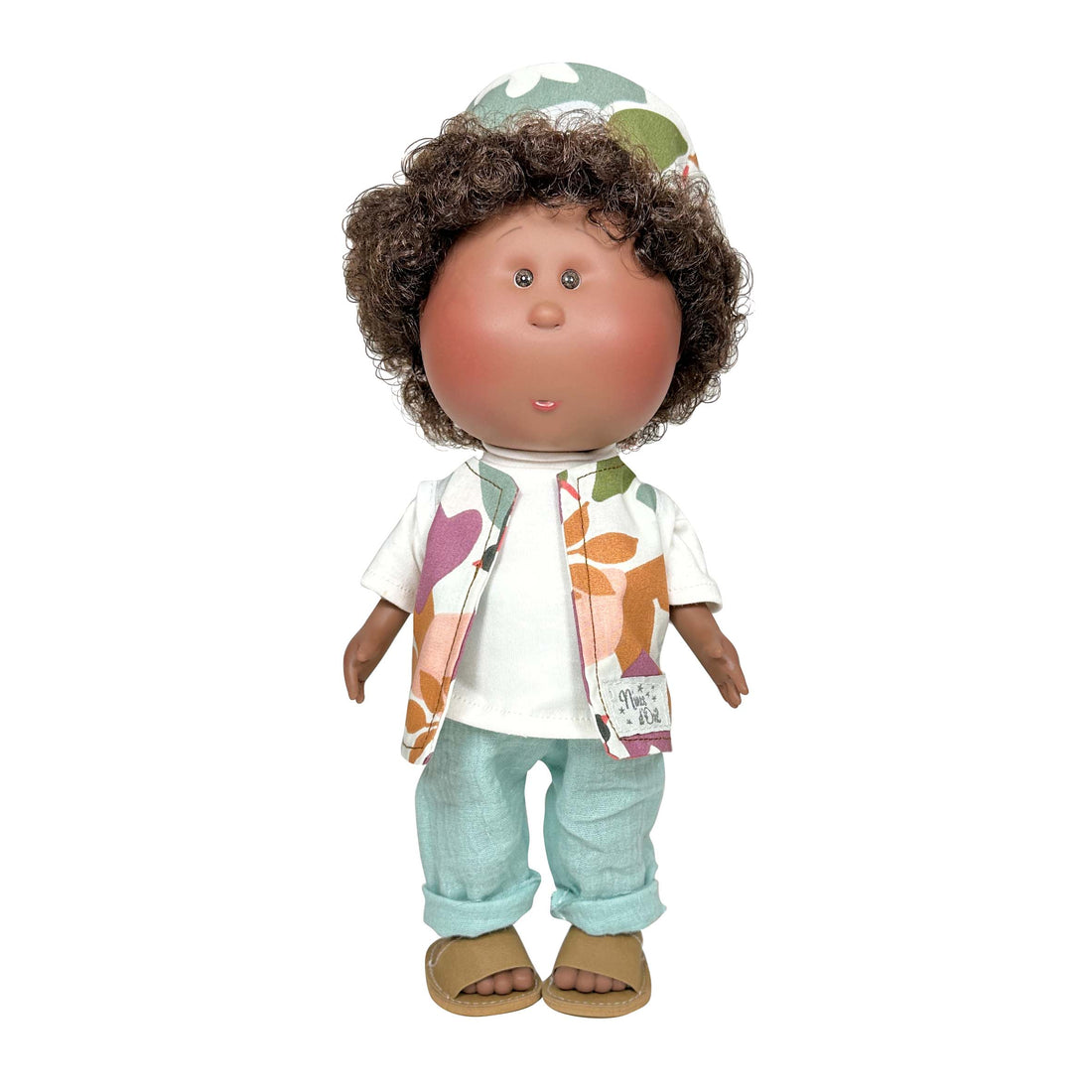 Handcrafted Collectible Mia (Mio) Afro Doll by Nines D&