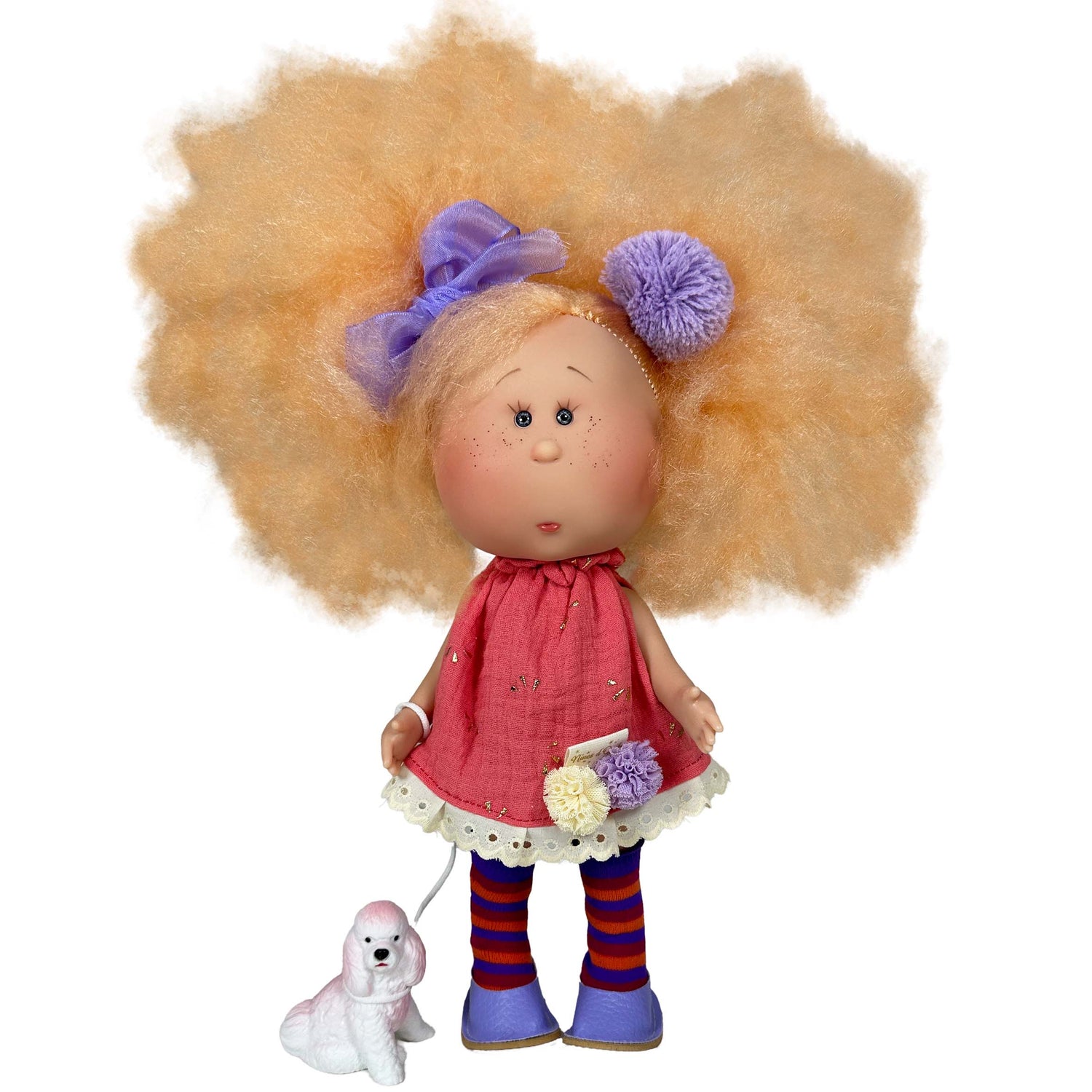 Handcrafted Collectible Mia Pet Coral Doll (3433) by Nines D&