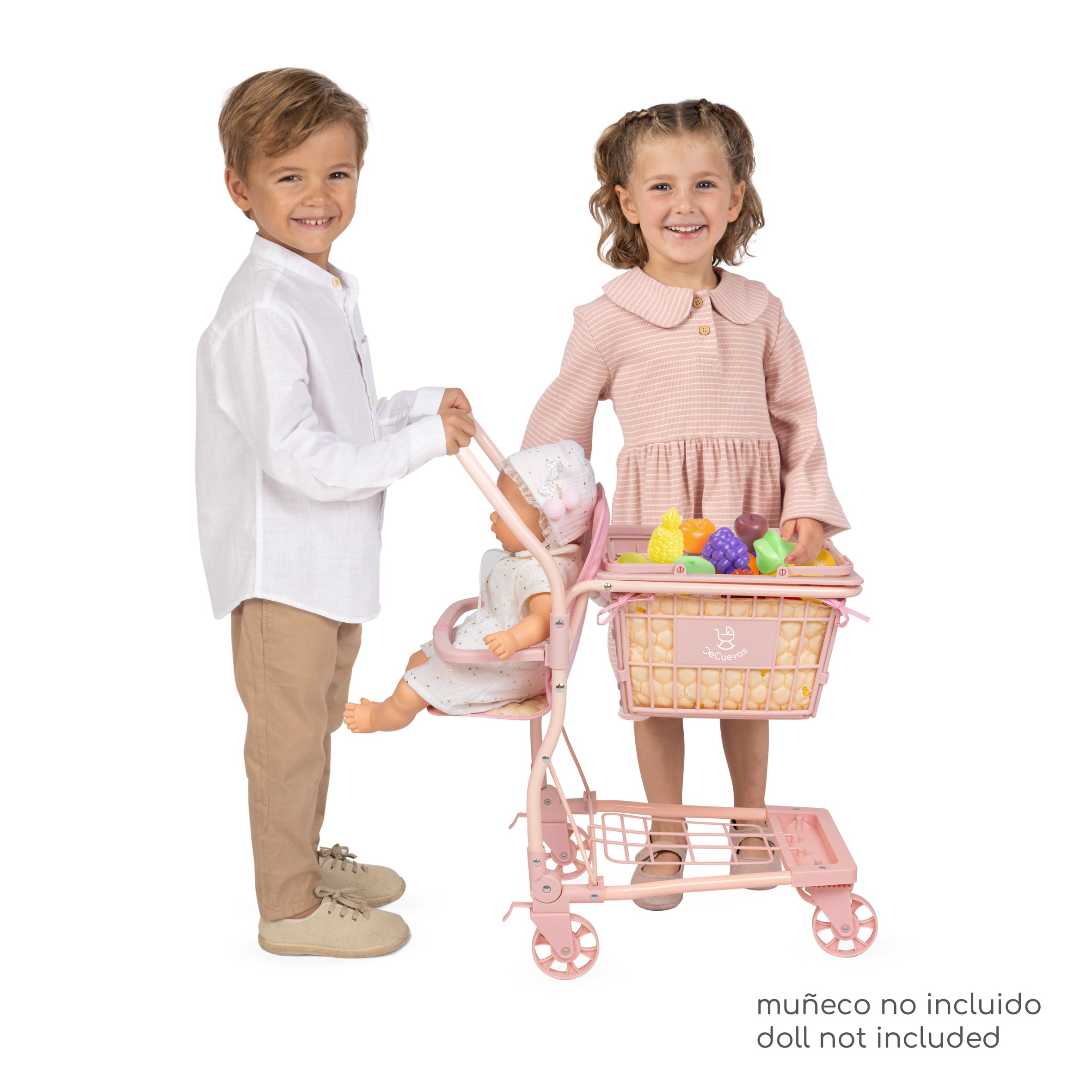 DeCuevas Toys Honey Supermarket Trolley with Accessories and Baby Carrier
