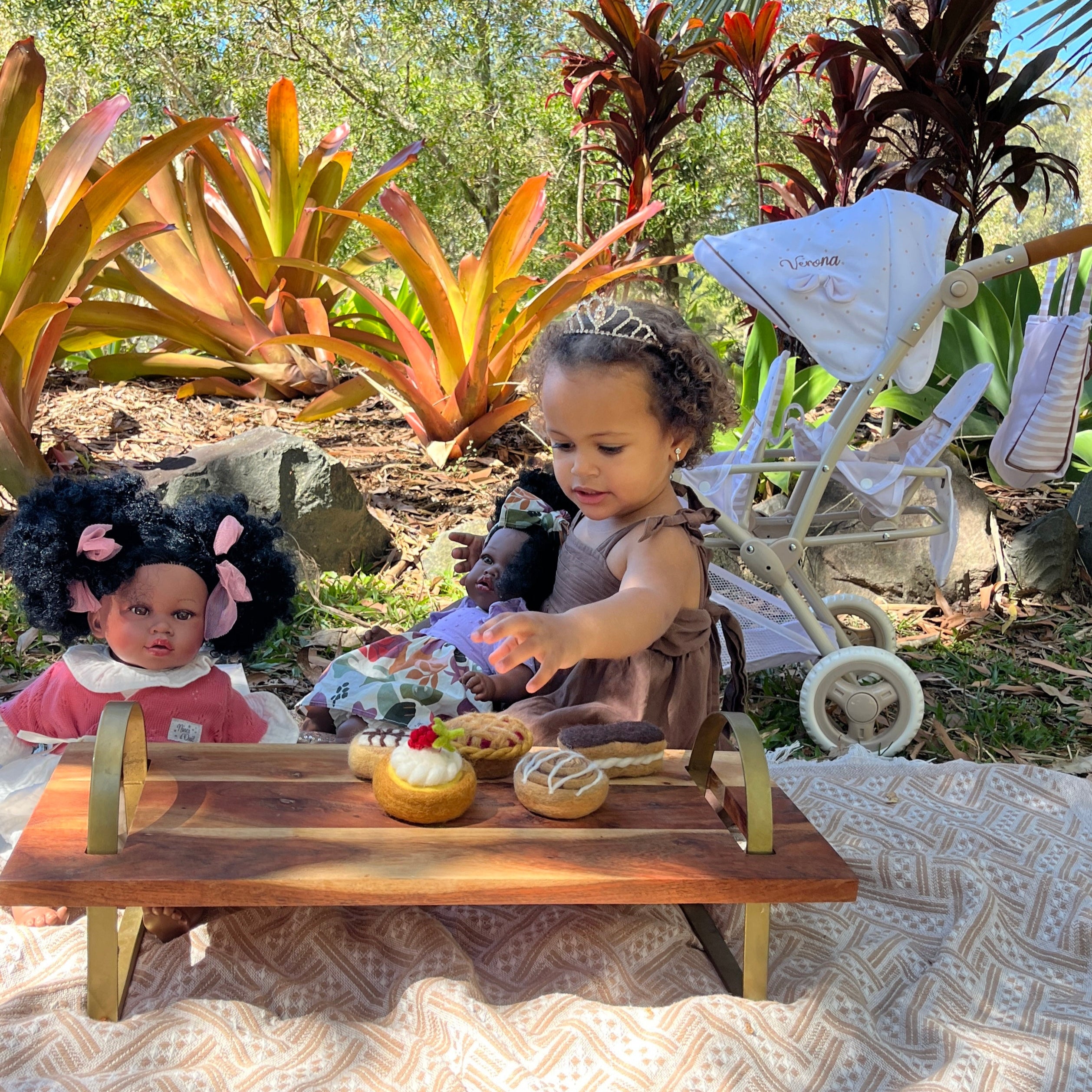 Handcrafted Addis African Dancer Toddler Doll by Nines D&