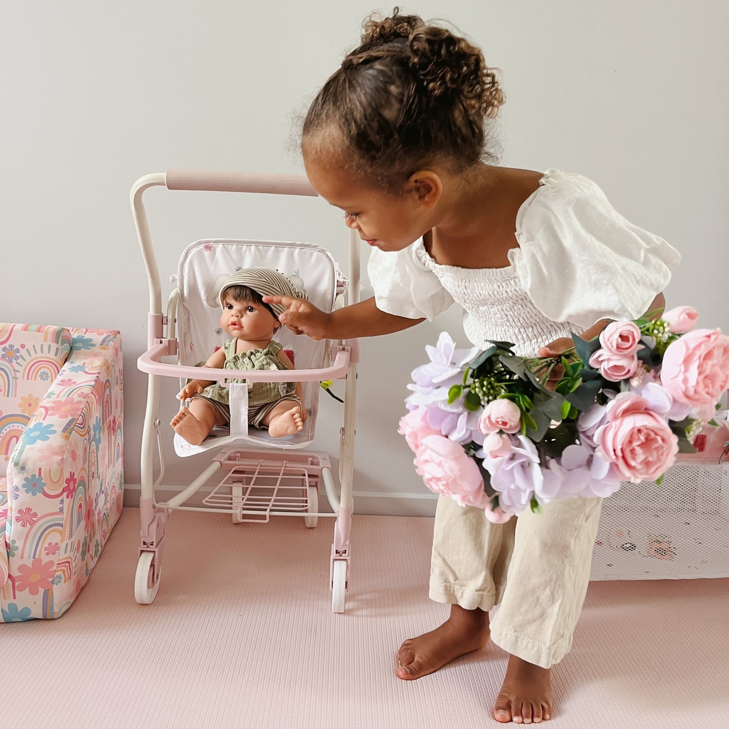 Handmade Collectible Joy Collection Olivia Baby Doll by Nines D&