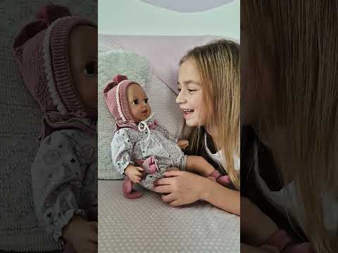 Handcrafted Baby Doll Alex Pompon Mauve by Nines d&